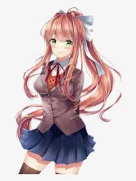 The latest tweets from monika (@lilmonix3). A Little Bit Of Monika Monika Ddlc Monika Just Doki Doki Monika Art Png Image Transparent Png Free Download On Seekpng