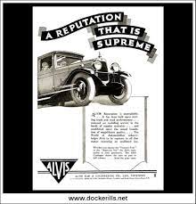 Alvis Cars Original Vintage Advert From June 27th 1928 The Originals Adverts Vintage