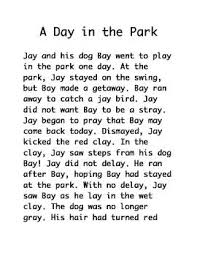 The word incorrigible in this sentence means read the following paragraph to answer the next two questions (questions 6&7). Decodable Story For Older Students Ay Spelling Of A A Day In The Park Reading Comprehension Lessons Phonics Reading Reading Passages