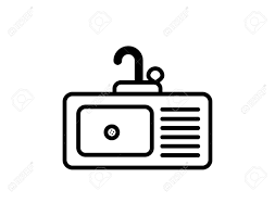 Download free static and animated html code vector icons in png, svg, gif formats. Kitchen Sink Line Stroke Icon Pictogram Symbol Illustration Royalty Free Cliparts Vectors And Stock Illustration Image 141055445