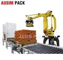 High Speed Automatic Brick Stacking Machine Carton Box Stack Autonomous  Robot
