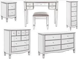 The ultimate finish for your bedroom, mirrored furniture is just what your space needs for a modern update. Birlea Elysee Mirrored Glass Bedroom Furniture Chest Bedside Dressing Table Ebay