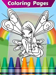 Winx the winx are a group of fairies formed by bloom in the beginning of she is extremely intelligent and strong in technology and mathematics and enjoys playing video games. Coloring Game For Winx Club For Android Apk Download