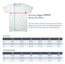 American Shirt Size Chart Coolmine Community School