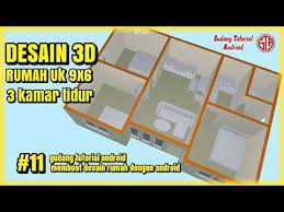 Desain rumah 9x12 3 kamar tidur sederhana. Desain Rumah 3 Kamar Ukuran 9x6 Gudang Tutorial Android 11 Tata Ruang Interior Desain Youtube