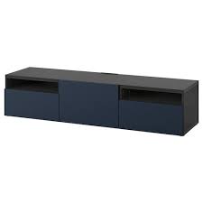 Vadholma Kitchen Island With Rack Black Oak Ikea Tv Bench Tv Unit Ikea