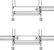 Aluminium frame profile, Horizontal, top/bottom | online at ...