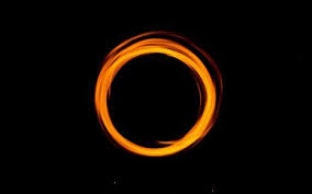 Black And Orange Wallpaper 1920x1080 Orange Portal On Black Background Hd Wallpaper Simpson Wallpaper Iphone Computer Wallpaper