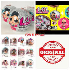 Surprise sparkle series doll feed or bathe doll to discover water surprises Lol Surprise Bling Series Original Shopee Indonesia