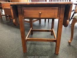 36 table is perfect for small spaces; Gleaton S Metro Atlanta Auction Company Estate Sale Business Marketplace Auction Ethan Allen Furniture Online Auction Starts Closing At 9 Pm Sunday August 5th Bidding Is Open Now Item Ethan Allen