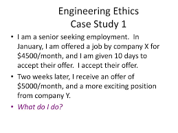 Case studies into required undergraduate engineering courses. Chapter 7 Engineering Ethics Ppt Download