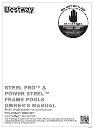 Bestway Steel Pro Series Owner S Manual Pdf Download Manualslib