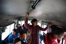 Nepals women-only buses | The Wider Image | Reuters