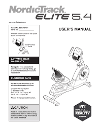 Nordictrack drive belt replacement c2150 treadmill. User S Manual Nordictrack Support Manualzz
