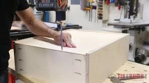 If the drawer front are inset, the draw box will need to be recessed the same depth as the thickness of the drawer front. Diy Base Cabinet With Drawers 8 Steps With Pictures Instructables