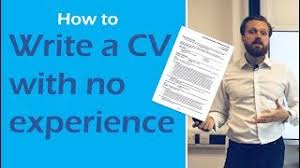 To be successful you will require to have an excellent and highly optimised cv. How To Write A Cv With No Experience Kick Start Your Career Youtube