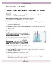 Answer key pdf online is so embedded in my mind practice answer key betterlesson. M11l3m1energyconversionsystemgizmo 1 Pdf Name Date Student Exploration Energy Conversion In A System Ncvps Chemistry Fall 2014 Vocabulary U200b U200b Course Hero