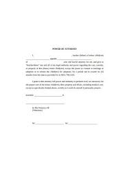 I hereby authorize the bearer, mr. 44 Sample Minor Child Power Of Attorney Form Templates In Pdf Ms Word