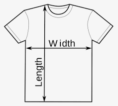 T Shirt Measurements Png, Transparent Png - kindpng