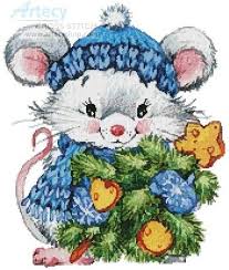 Christmas card cute cross stitch patterns to print. Christmas Mouse Cross Stitch Pattern Christmas Mouse Cross Stitch Patterns Christmas Christmas Drawing