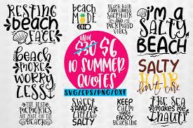 Download Summer Beach Svg Bundles 10 Svg Eps Dxf Png Cut File Crella
