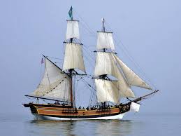 Wooden Ships On The Water Wooden Ship Sailing Ship Model Old Sailing Ships