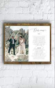Framed Wedding Vows On Canvas Your Wedding Song On Canvas Etsy Wedding Vows Wedding Frames Wedding Canvas