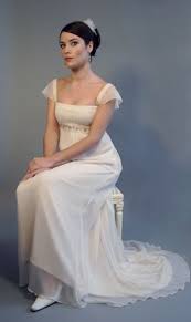 Jane Austen 19th Century Regency Georgian Wedding Dress Regency Wedding Dress Wedding Dresses Jane Austen Wedding