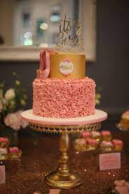 Baby Shower Cake Ballerina Babyshower Cake Itsagirl Pink Gold Baby Shower Cakes For Boys Ballerina Baby Showers Shower Cakes