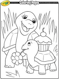 Turtle Mommy On Crayola Com Crayola Coloring Pages Valentines Day Coloring Page Mothers Day Coloring Pages