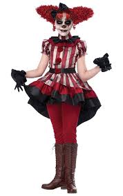They'll be lucky to leave the carnival alive when you're in this killer clown girl's costume! Kids Clown Costumes Fancy Dress