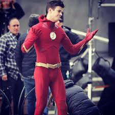 Grant Gustin On Instagram When People Want A Comic Accurate Flash Suit But Still Have Notes Supergirl And Flash The Flash Grant Gustin Grant Gustin