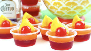 Tequila Sunrise Jell O Shot Recipe These Delicious Tequila Sunrise Jello Shots Are The Perfect Cocktail For Shot Recipes Jello Shot Recipes Yummy Jello Shots