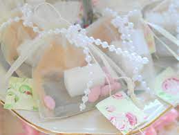 Does she love florals and beautiful prints? Diy Organza Tea Bag Bridal Shower Favor Fun365