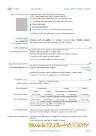 The europass cv is recognized in all the countries that are members of the european union. Cv Template Europass 2020 Mengu