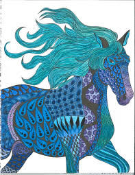 Robot Check Colorful Art Coloring Book Art Horse Coloring Books