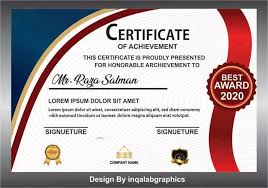 Jotform's free adoption certificate template is very easy to use and modify. Certificate Design Free Psd And Cdr File Graphic Design Certificate Templates Download