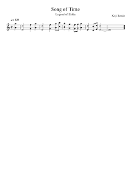 Song of time composed by koji kondo. Song Of Time Sheet Music For Flute Solo Musescore Com