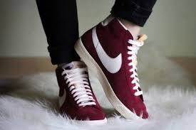 Nike Blazer Sneakers Maroon Nike Sneakers Trending Shoes