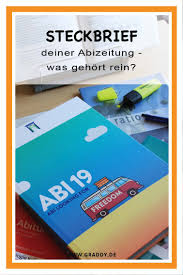 Steckbrief Deiner Abizeitung Was Gehort In Den Inhalt In 2020 Abizeitung Abi Zeitung