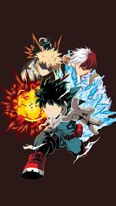 My Hero Academia Minimalist Izuku Katsuki Shoto 4k Hd Mobile Smartphone And Pc Desktop Laptop Wallpaper 3840x2160 1 Hero Wallpaper My Hero Anime Wallpaper