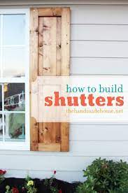 Remove dust with a soft cloth and wipe with a damp cloth to remove fingerprints or grime. How To Build Shutters An Easy Diy Project For Great Curb Appeal Diy Shutters Handmade Home Diy Home Improvement
