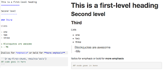 There are three ways of outputting your report. Introduction To Knitr