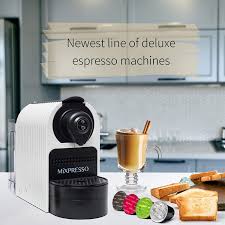 Order your nespresso machine with free delivery and start enjoying the best coffee moments at home. Buy Mixpresso Espresso Machine For Nespresso Compatible Capsule Single Serve Coffee Maker Programmable Buttons For Espresso Pods Premium Italian 19 Bar High Pressure Pump 27oz 1400w White Online In Vietnam B07zg4x9tx