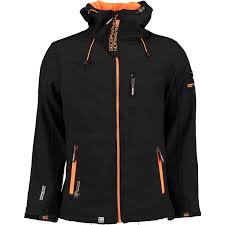 Black And Orange Jacket Mens Geographical Norway Black Orange Expedition Jacket Jackets Orange Black Athletic Jacket