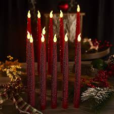 Maybe you would like to learn more about one of these? Buy Furora Lighting Red Led Taper Candles Window Candles Candle Lights Long Candles Battery Powered Candles Electric Candles Window Lights With 6 Hour Timer Function Red 11 5 Pack Of 2 Online In Indonesia B07v6hqwlb