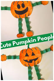 Paper Pumpkin People Halloween Craft For Kids In 2020 Halloween Crafts Preschool Halloween Crafts For Kids Kids Crafts Toddlers