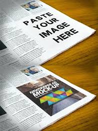 Free Newspaper Advert Mockup Psd Photoshop Tutorial Advanced Mockup Newspaper
