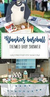 That about wraps up the tour of our baseball themed baby shower! Yankees Baseball Themed Baby Shower Parties With A Cause