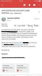 Cara menulis surat lamaran kerja yang benar, cara membuat lamaran kerja pdf, cara email lamaran kerja, contoh surat lamaran kerja. Maukerja Ar Twitter Contoh Yang Boleh Dirujuk Untuk Permohonan Kerja Melalui Email